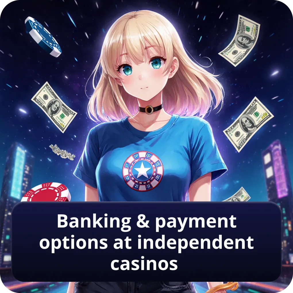 Banking & payment options at independent casinos